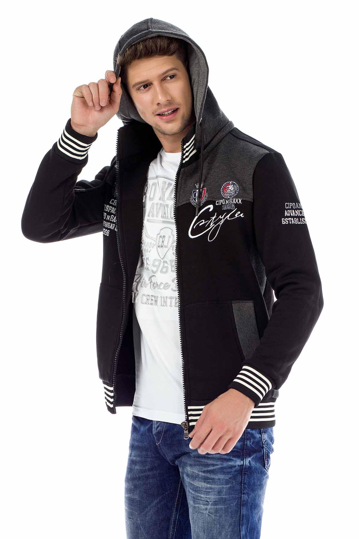 CL327 MEN'S HOODIE SWEATJACKET