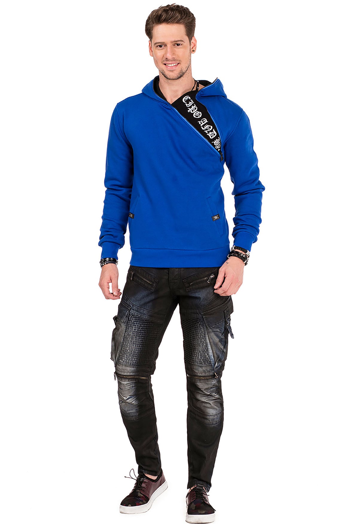 CL329 bluza z kapturem i zamkiem