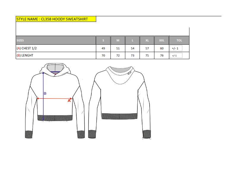 Cl358 Felpa uomo con cappuccio e stampa 3D