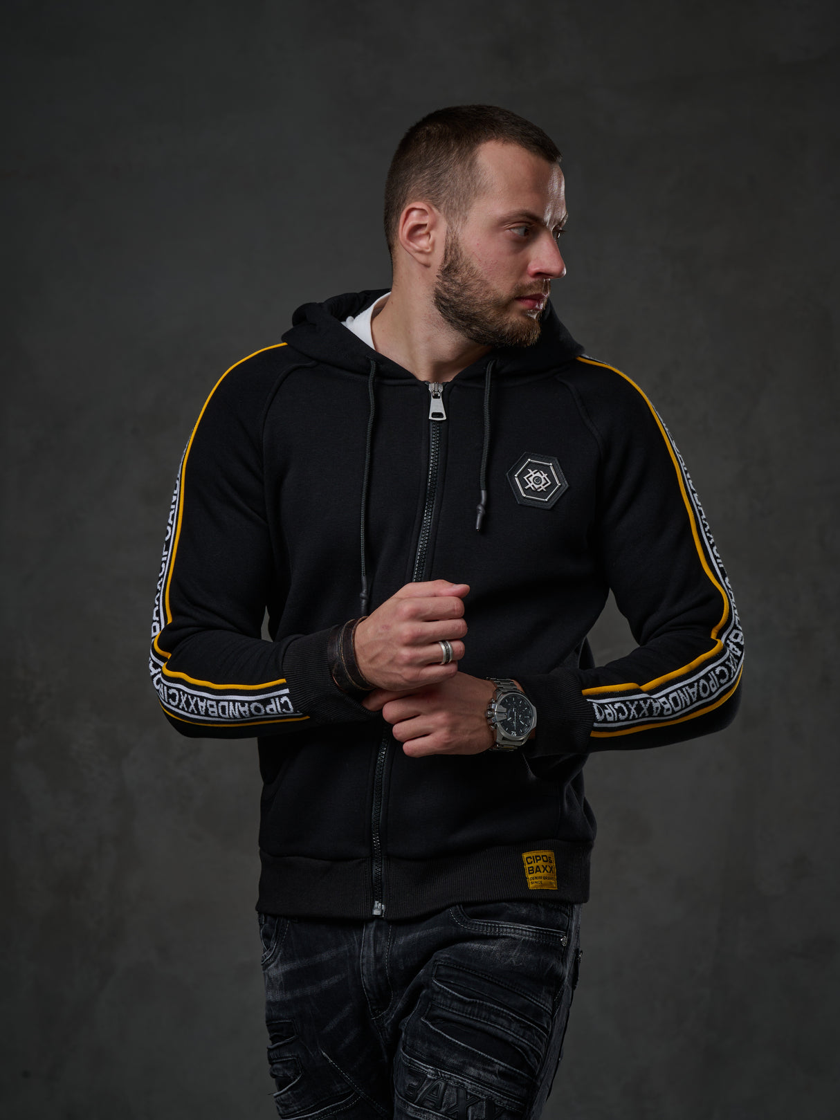 CL363 Black Men's Sweatshirt
