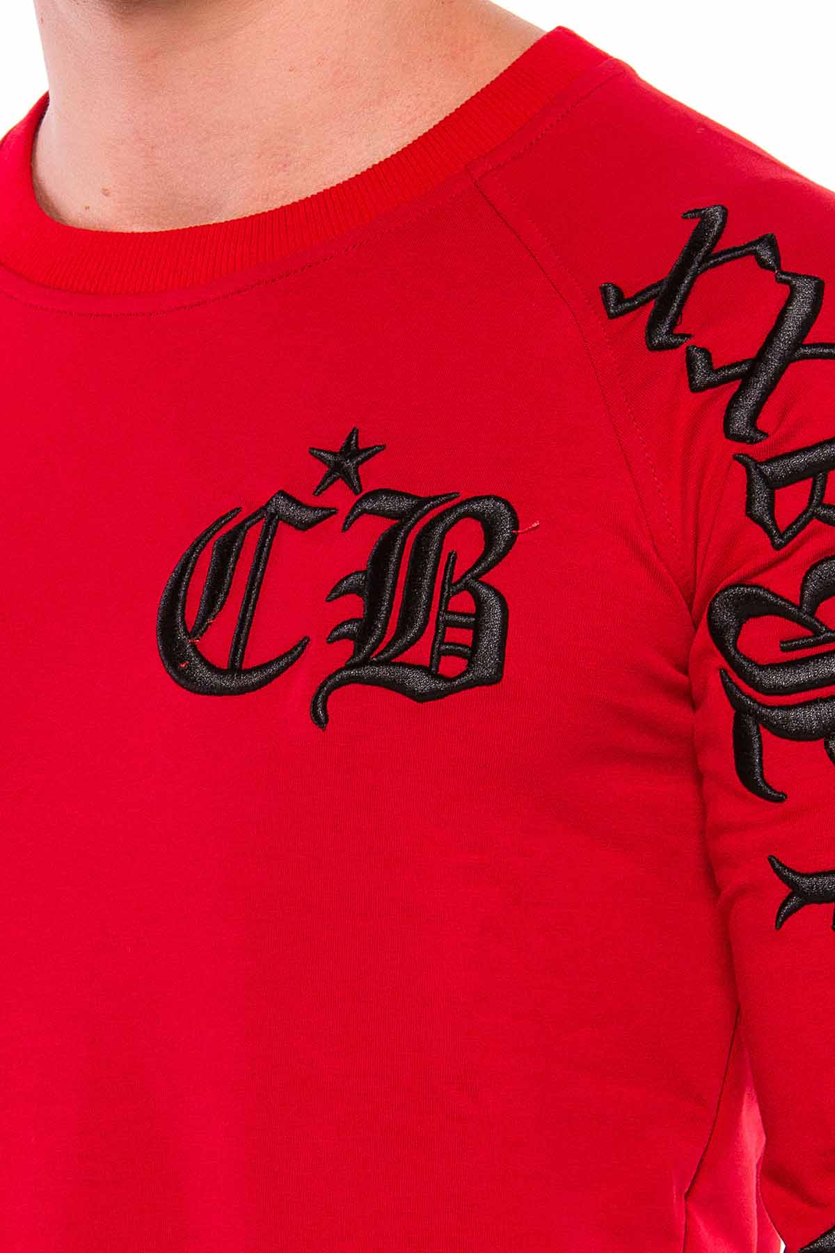 Cl370 Felpa uomo con ricamo