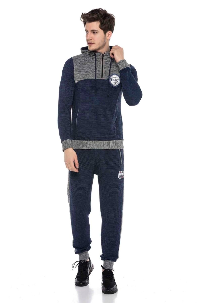 CL372 bluza męska z suwakiem