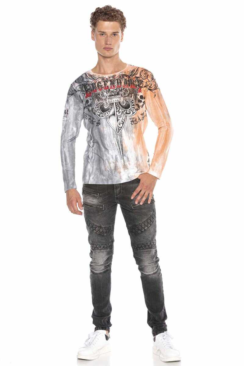 CL408 bluza męska z nadrukiem