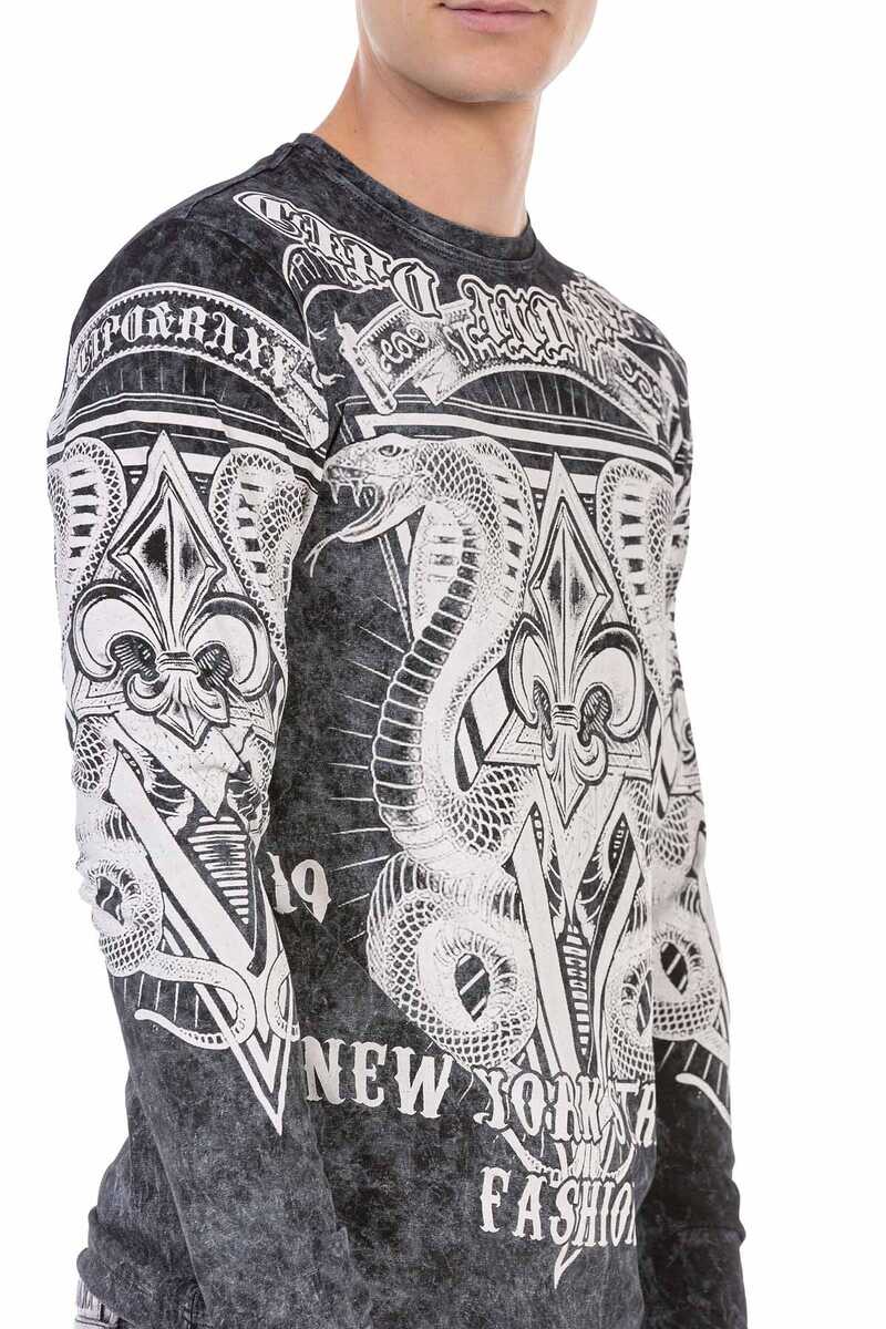 CL449 bluza męska z nadrukiem