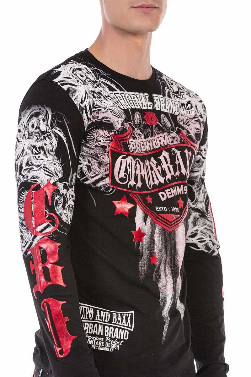 CL450 bluza męska z nadrukiem