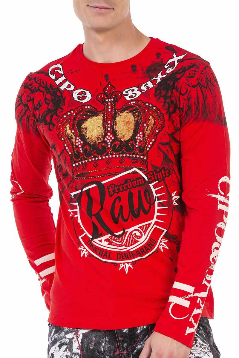 CL451bluza męska z nadrukiem