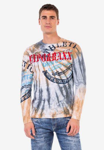 CL453 bluza męska w batikowym stylu