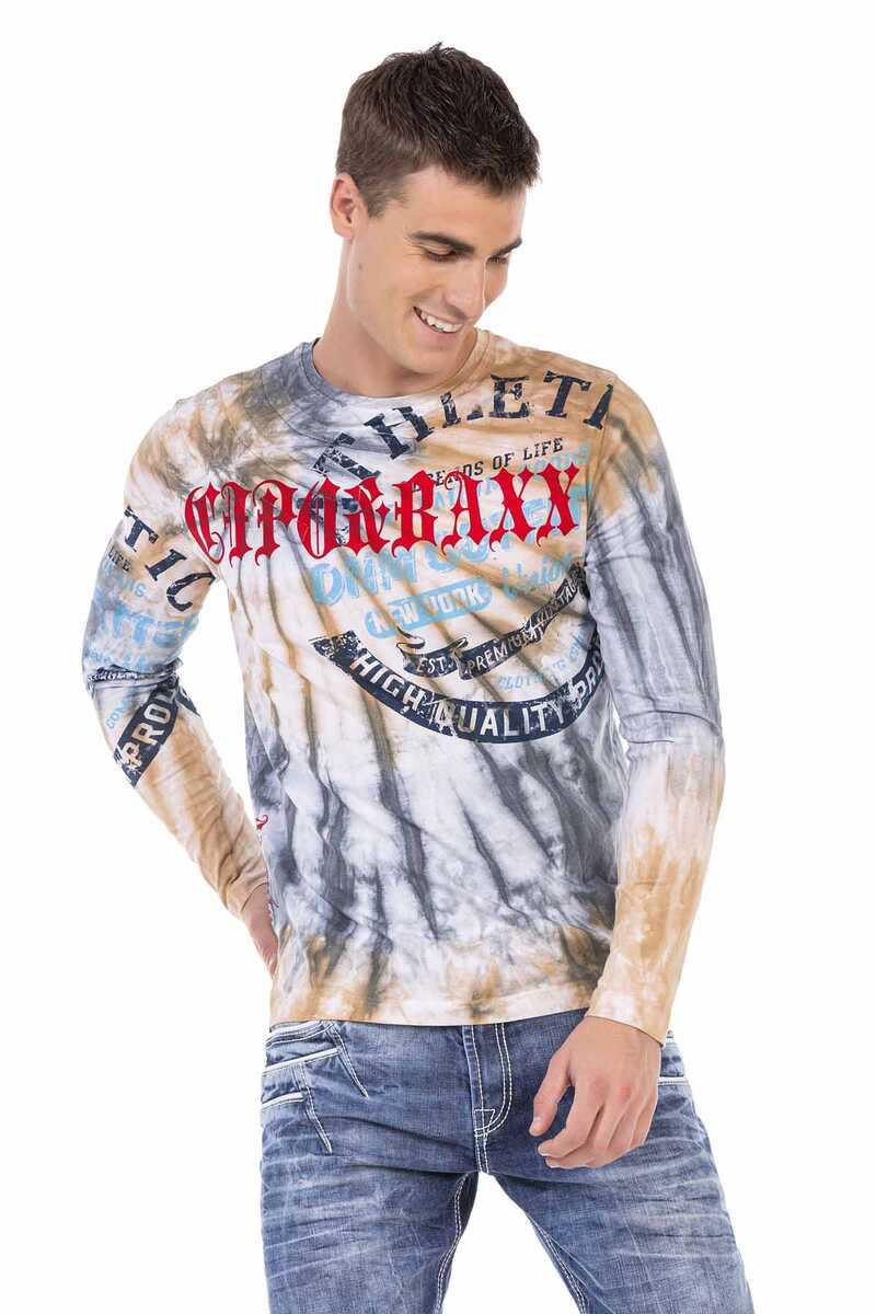 CL453 bluza męska w batikowym stylu