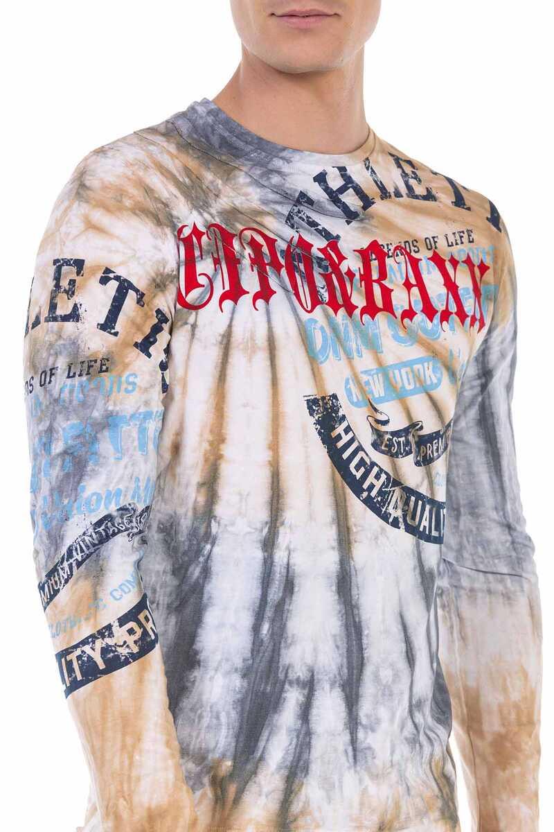 CL453 bluza męska w batikowym stylu