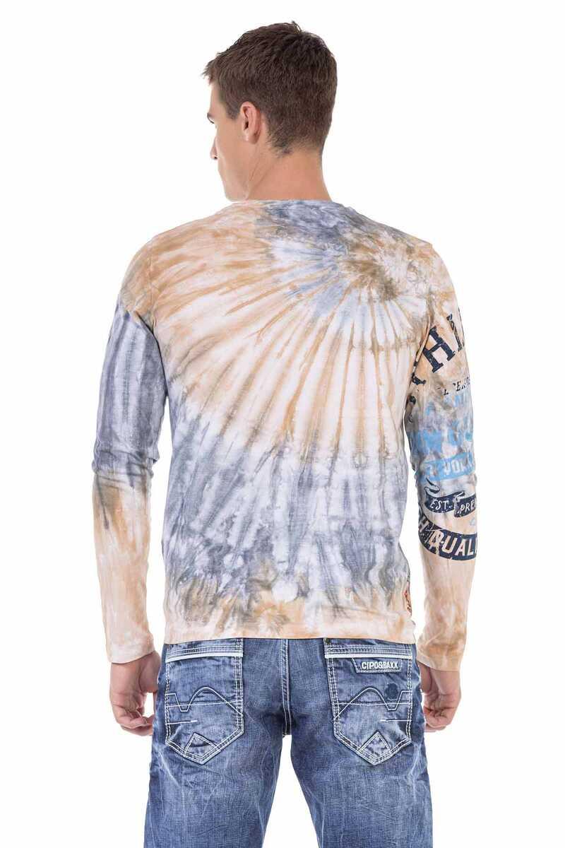 CL453 bluza męska w batikowym stylu