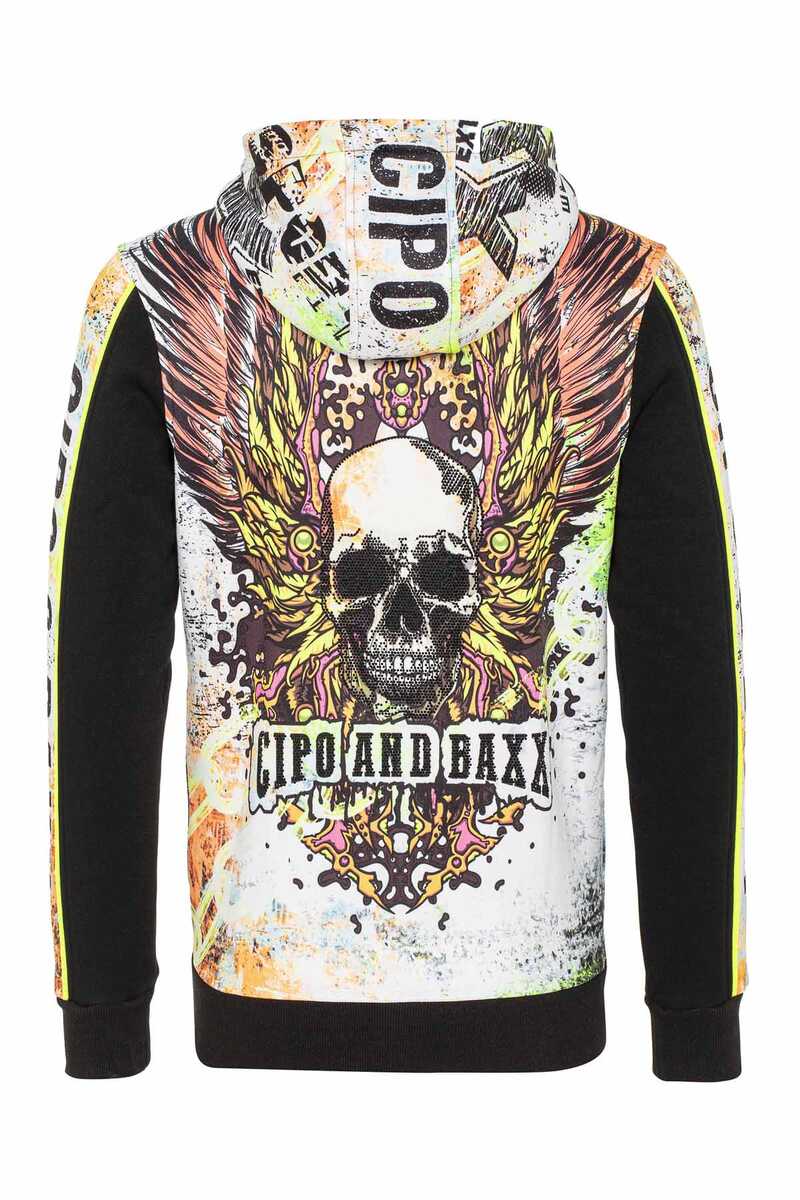 CL457 Felpa maschile con stampa digitale