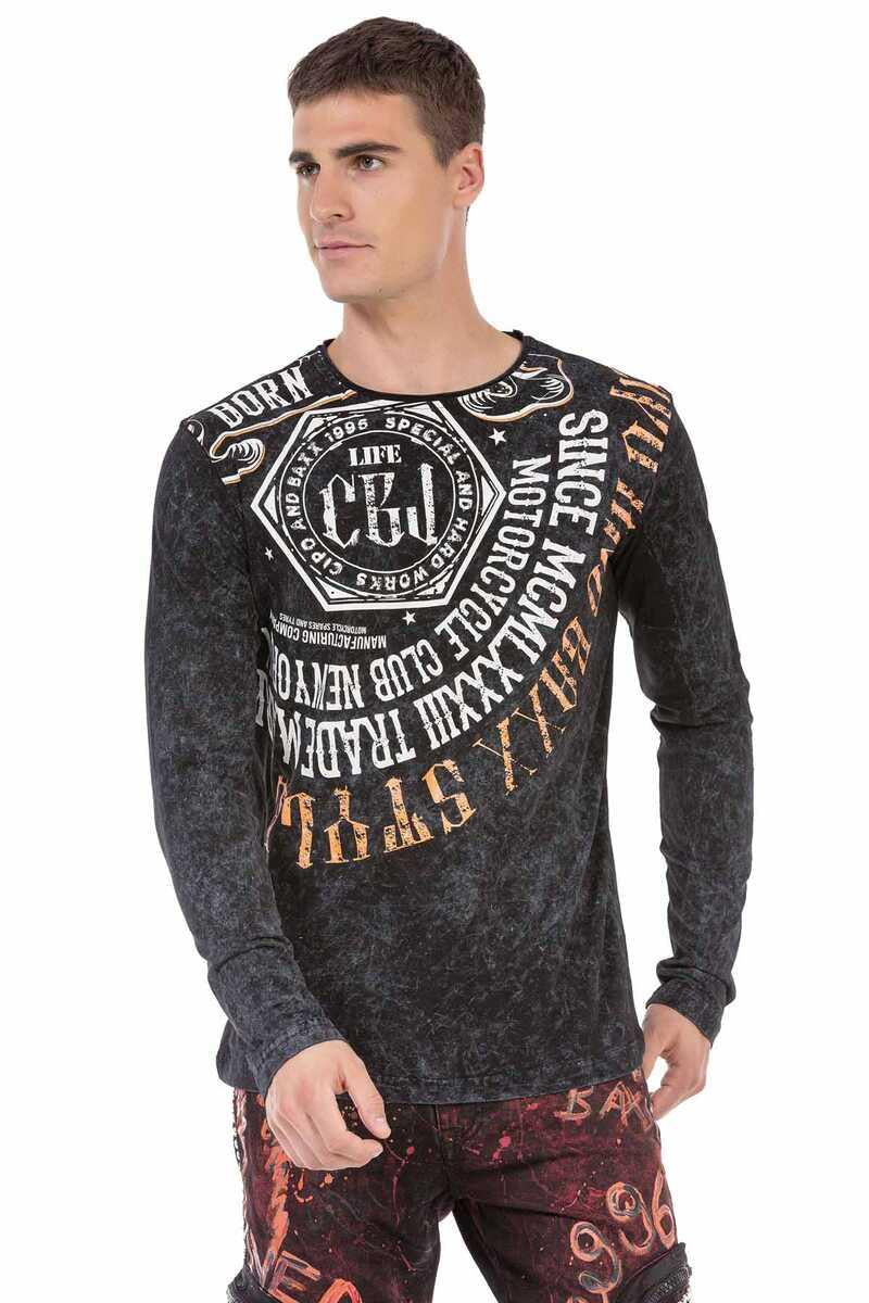 CL472 bluza męska z nadrukiem