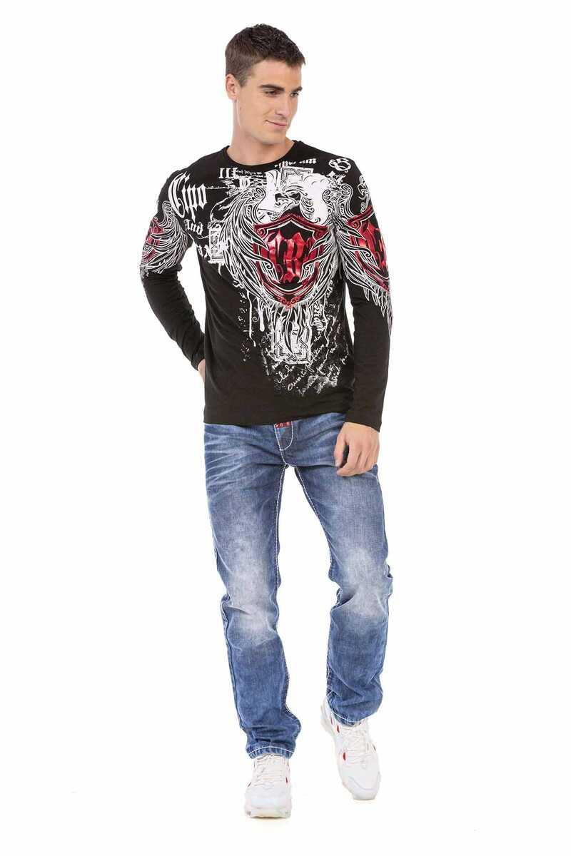 CL477 bluza męska z nadrukiem