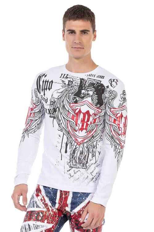 CL477 bluza męska z nadrukiem