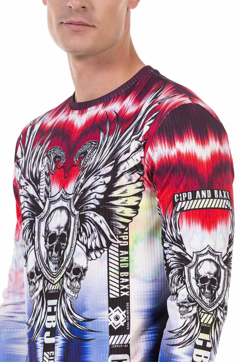 cl484 Maglia da uomo a maniche lunghe