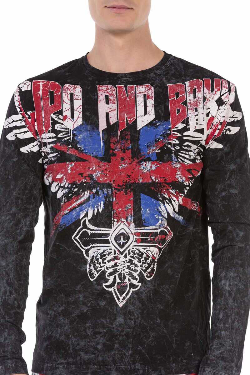 CL485 bluza męska z nadrukiem