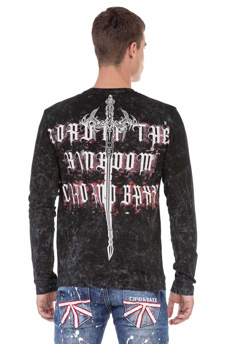 CL485 bluza męska z nadrukiem