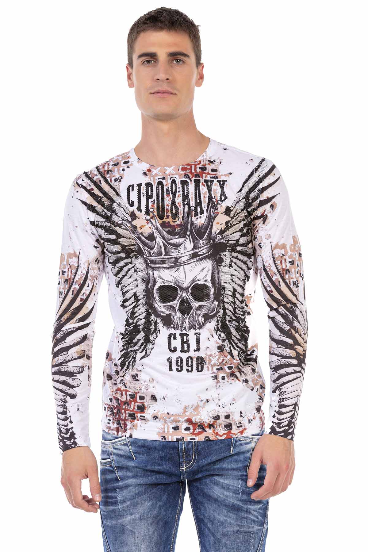 CL494 Maglia da uomo con stampa