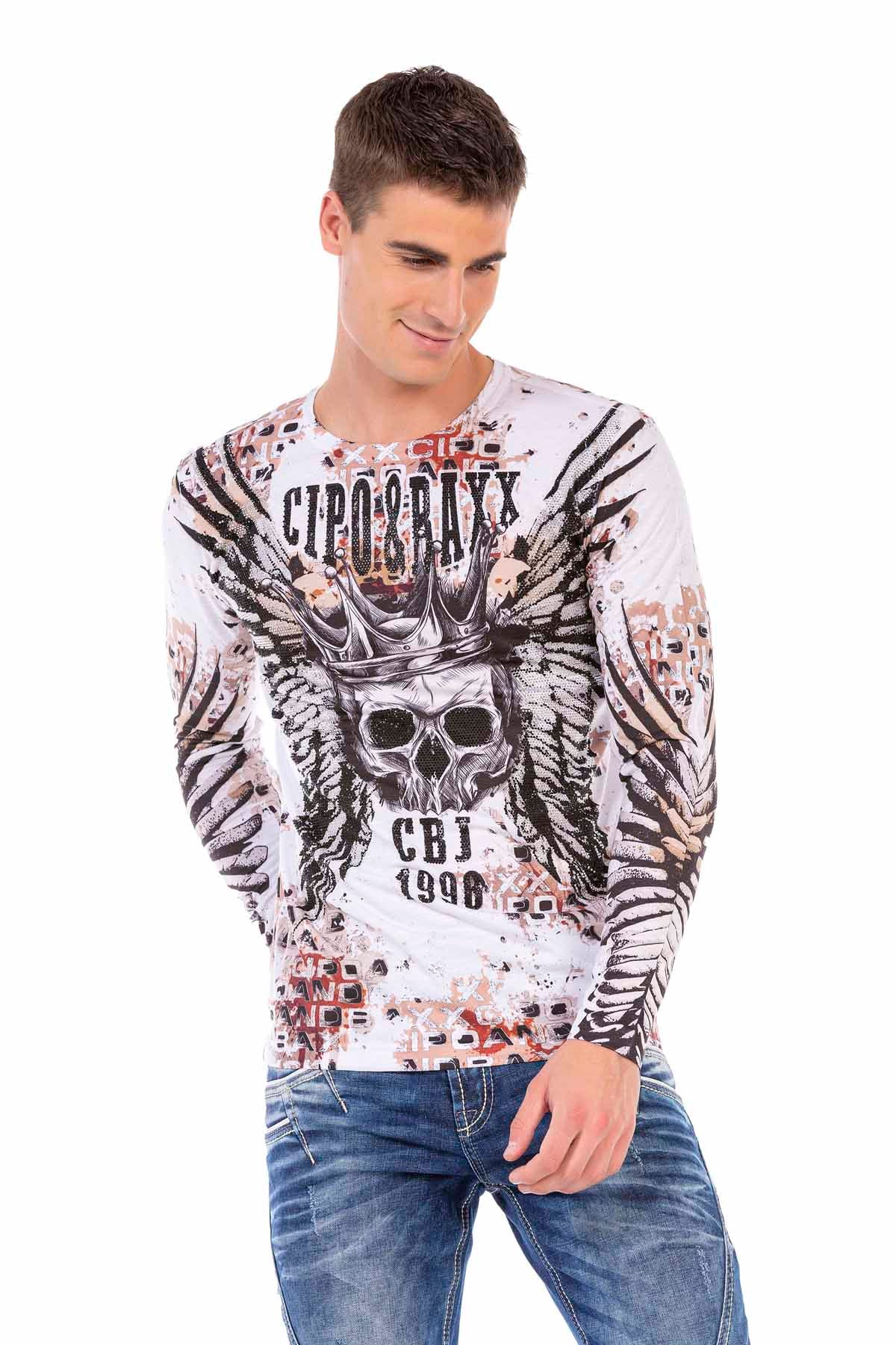 CL494 Maglia da uomo con stampa