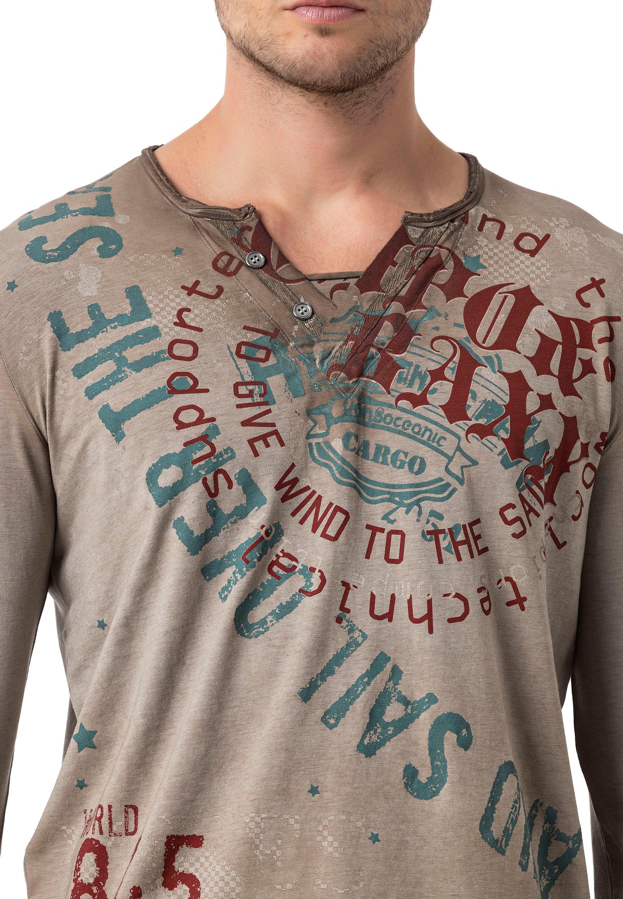 CL512 bluza męska w batikowym stylu