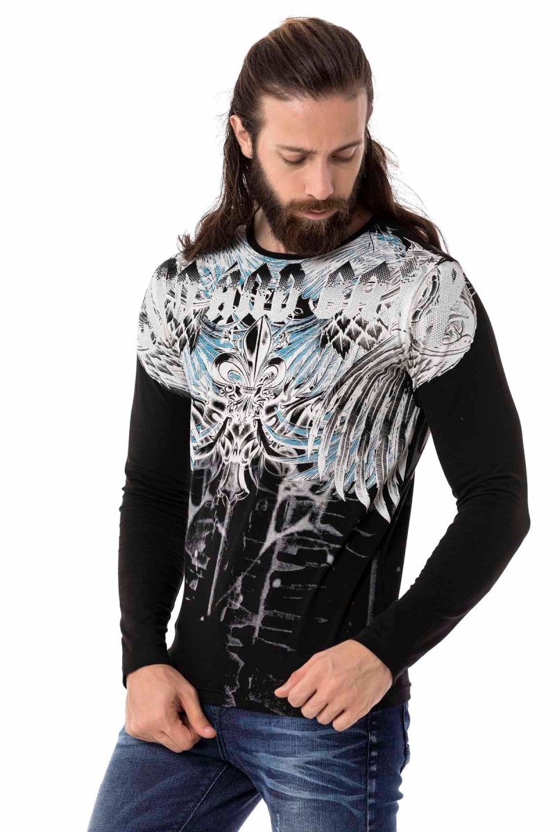 CL516 bluza męska z nadrukiem