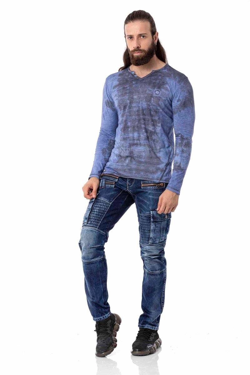 CL517 bluza męska w batikowym stylu