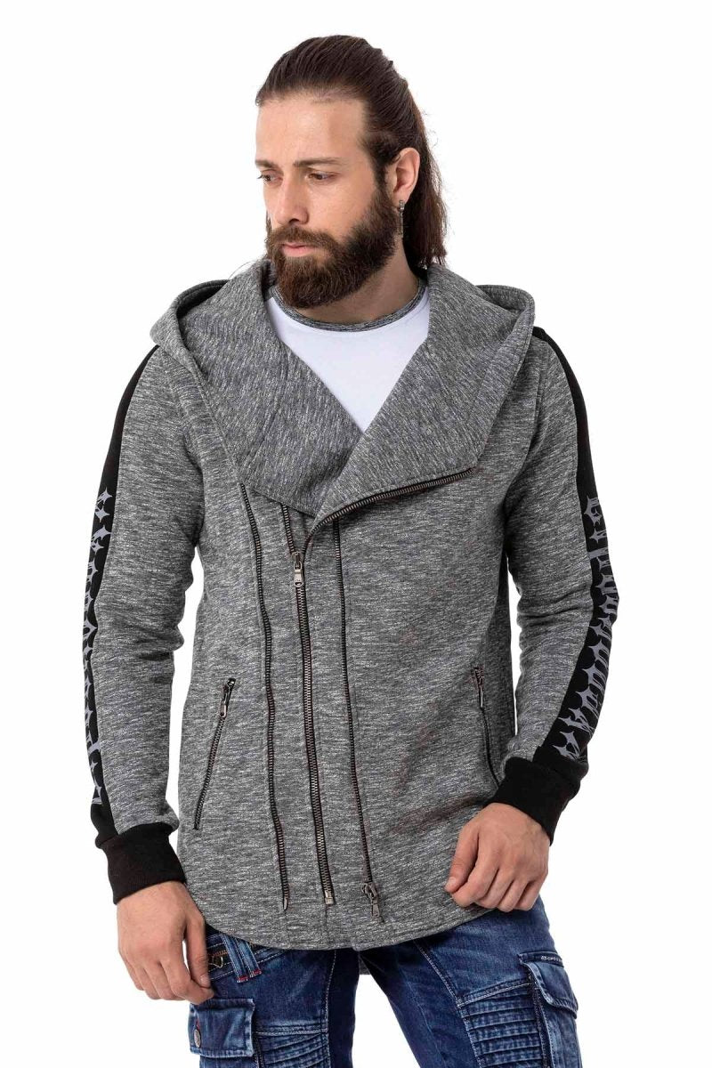 CL526 Herren Sweatjacke in extravagantem Look