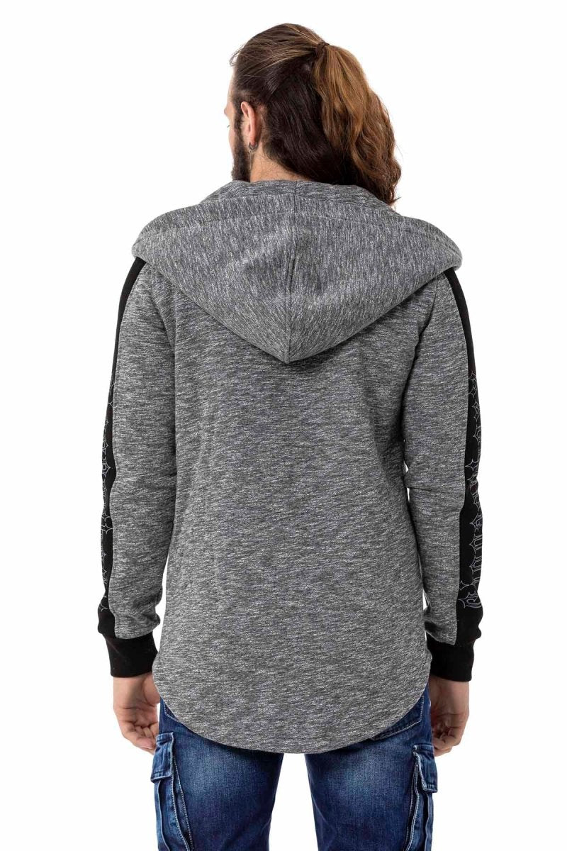 CL526 Herren Sweatjacke in extravagantem Look