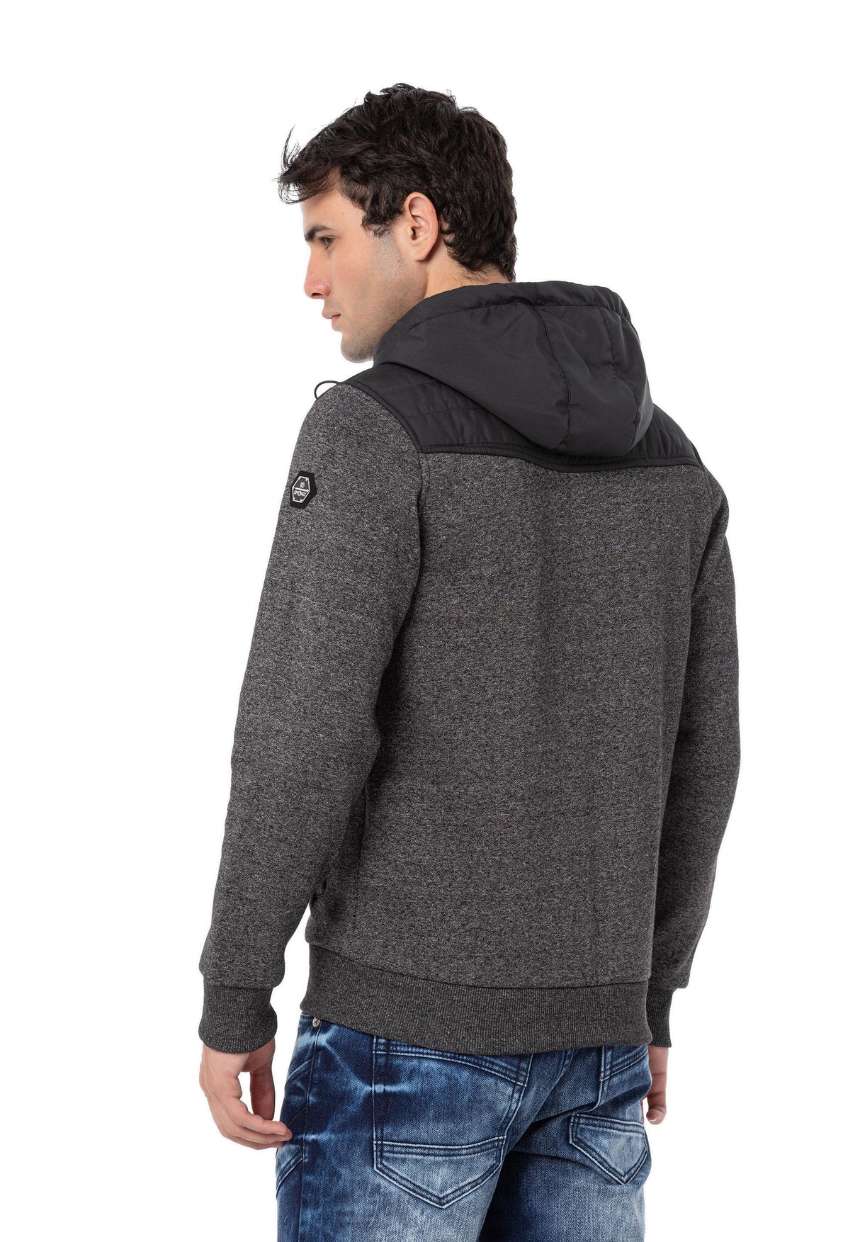 CL535 bluza męska rozpinana z kapturem