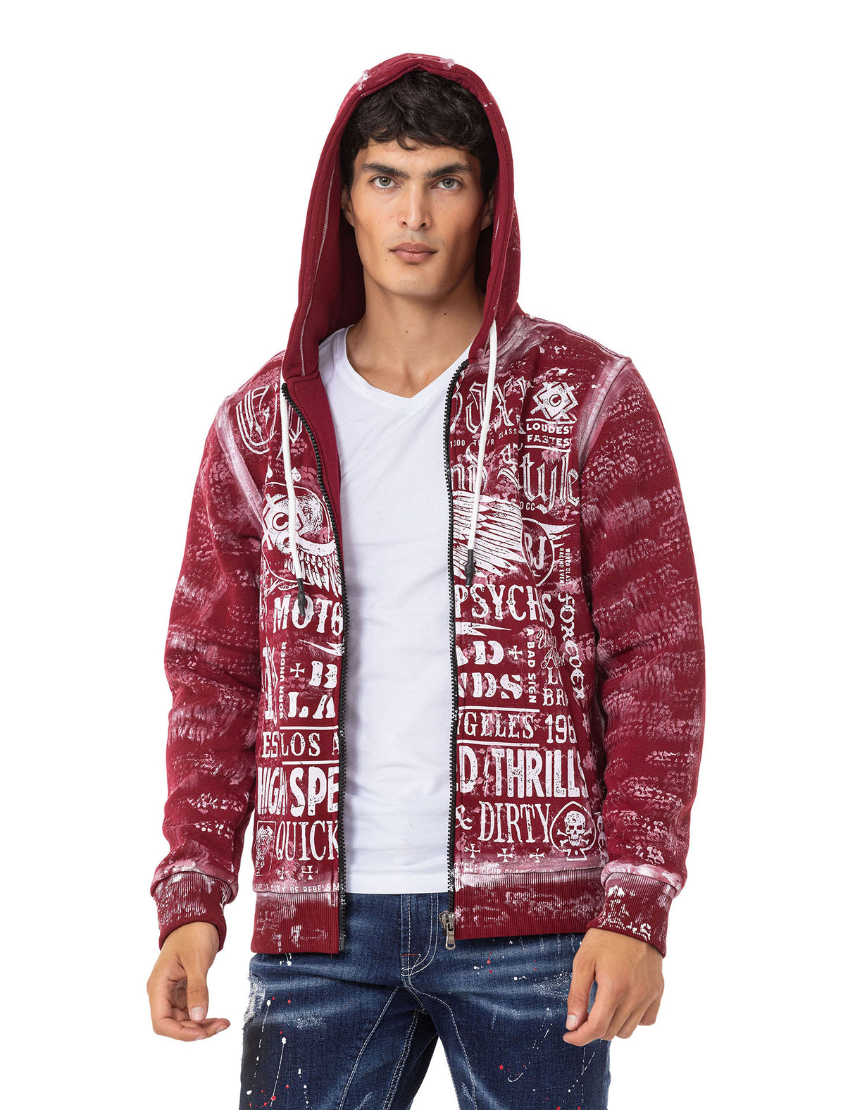 CL544 bluza męska z kapturem