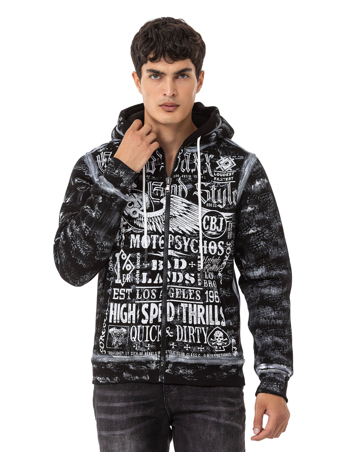 CL544 bluza męska z kapturem