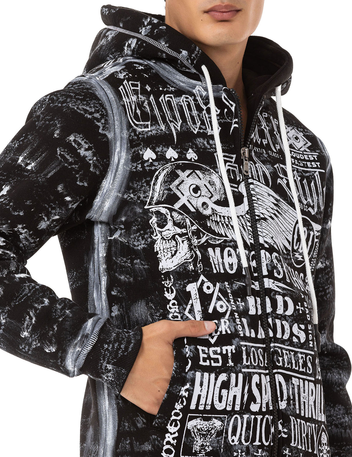 CL544 bluza męska z kapturem