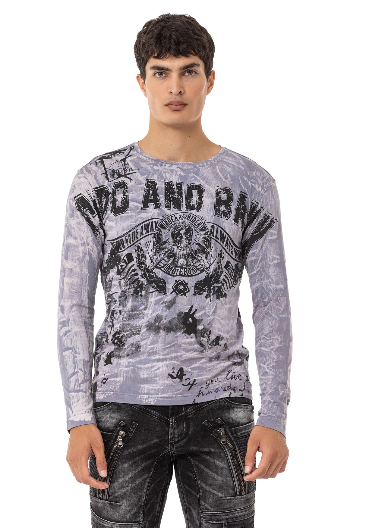 CL549 bluza męska z nadrukiem