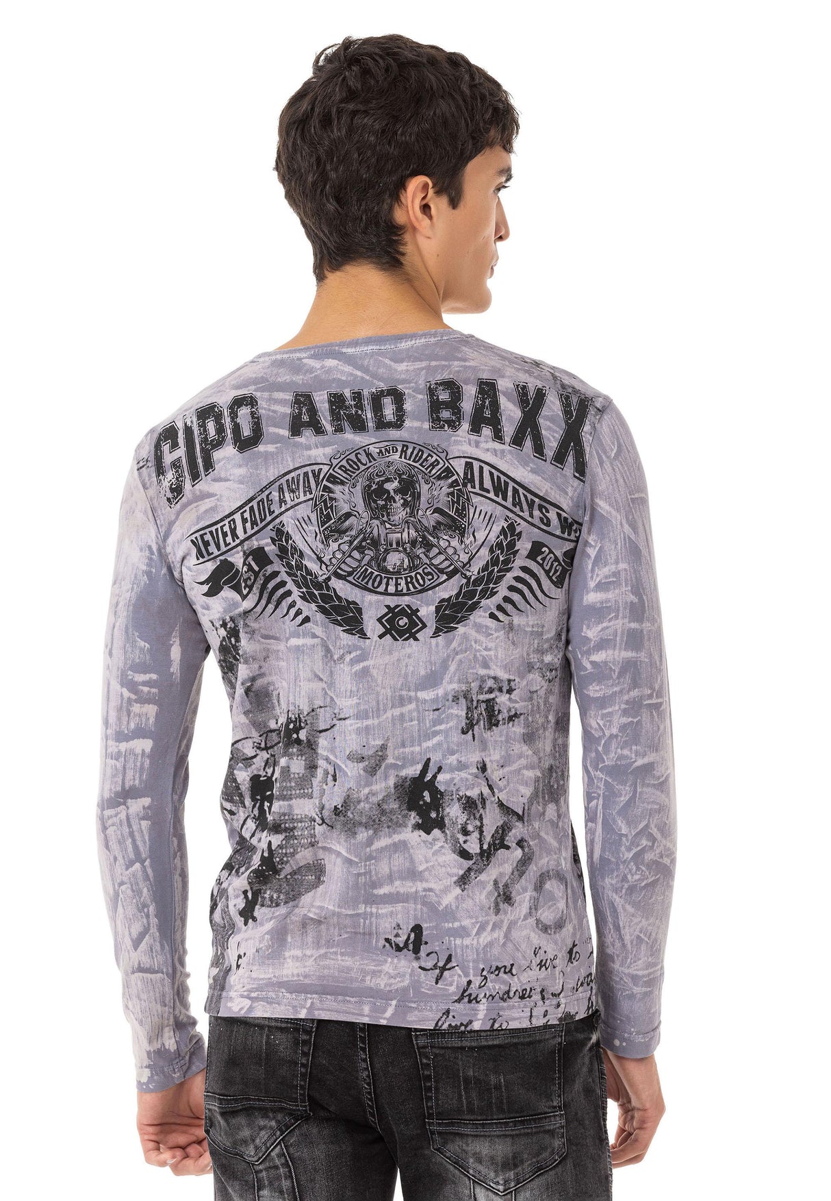 CL549 bluza męska z nadrukiem