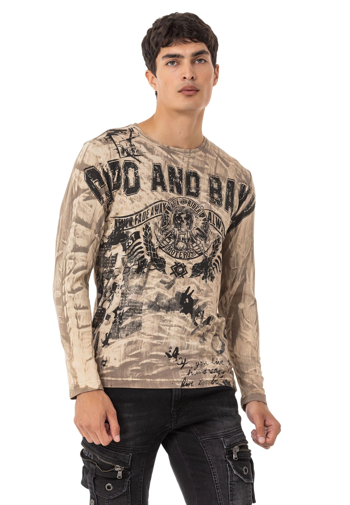 CL549 bluza męska z nadrukiem