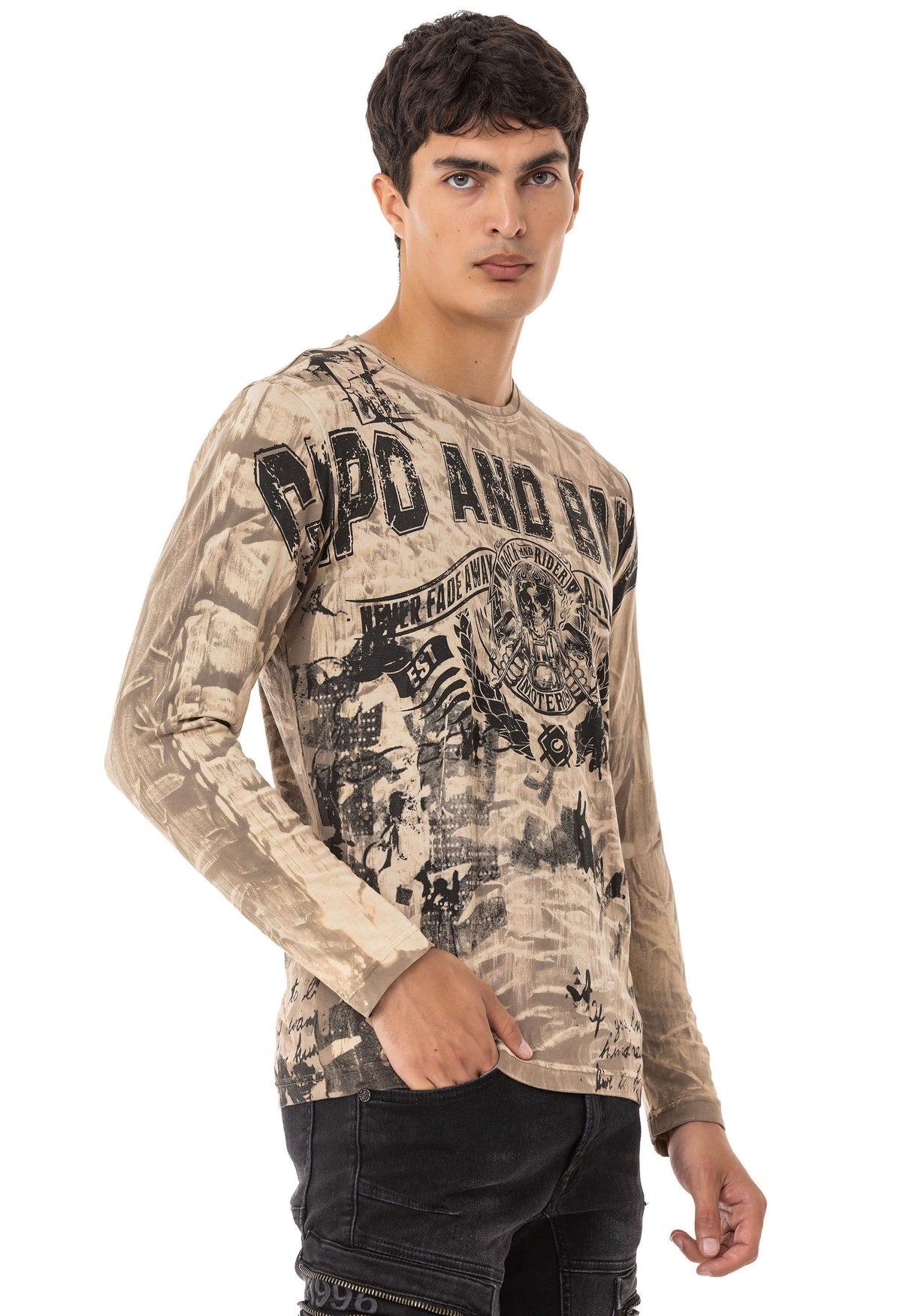 CL549 bluza męska z nadrukiem