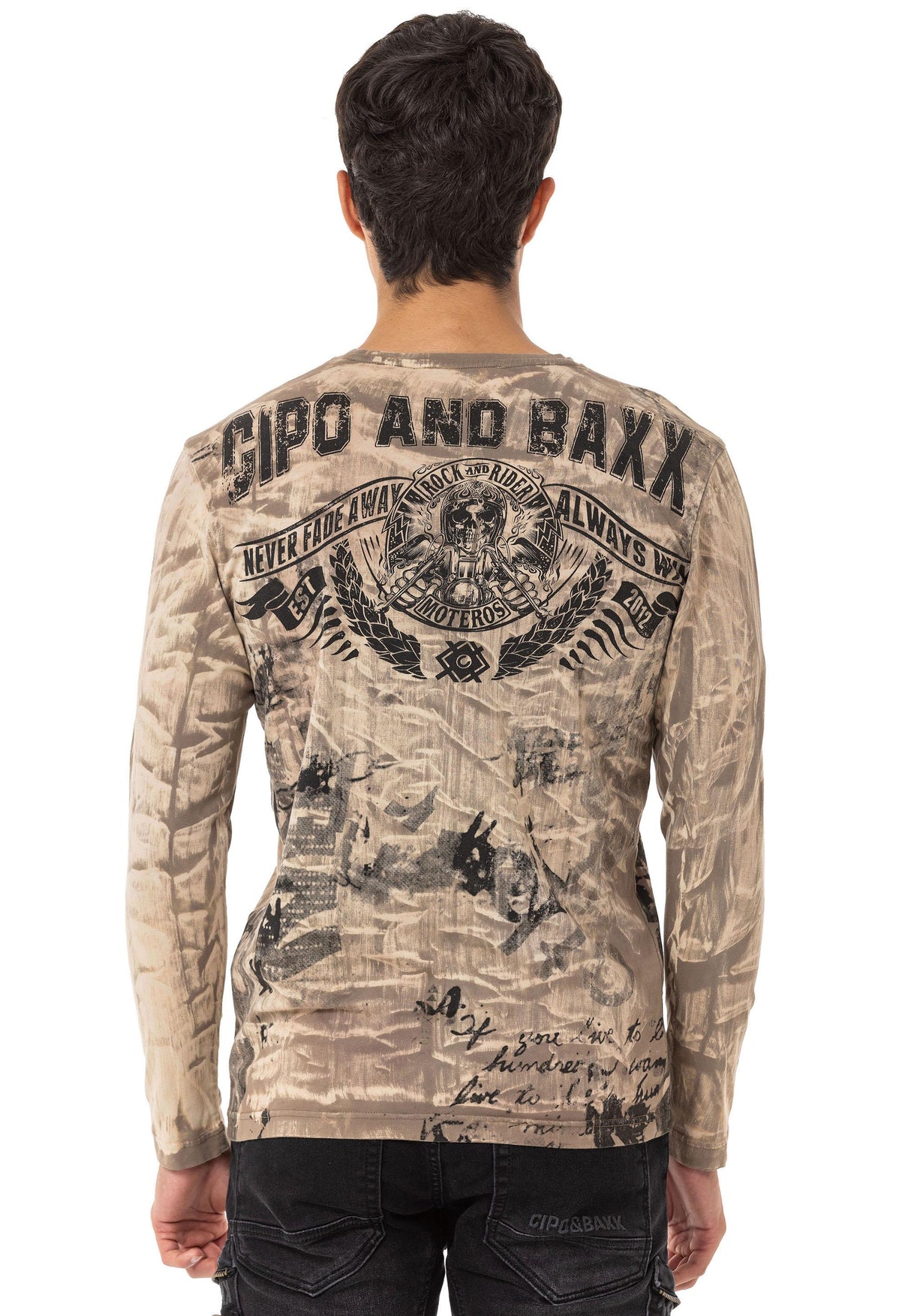 CL549 bluza męska z nadrukiem