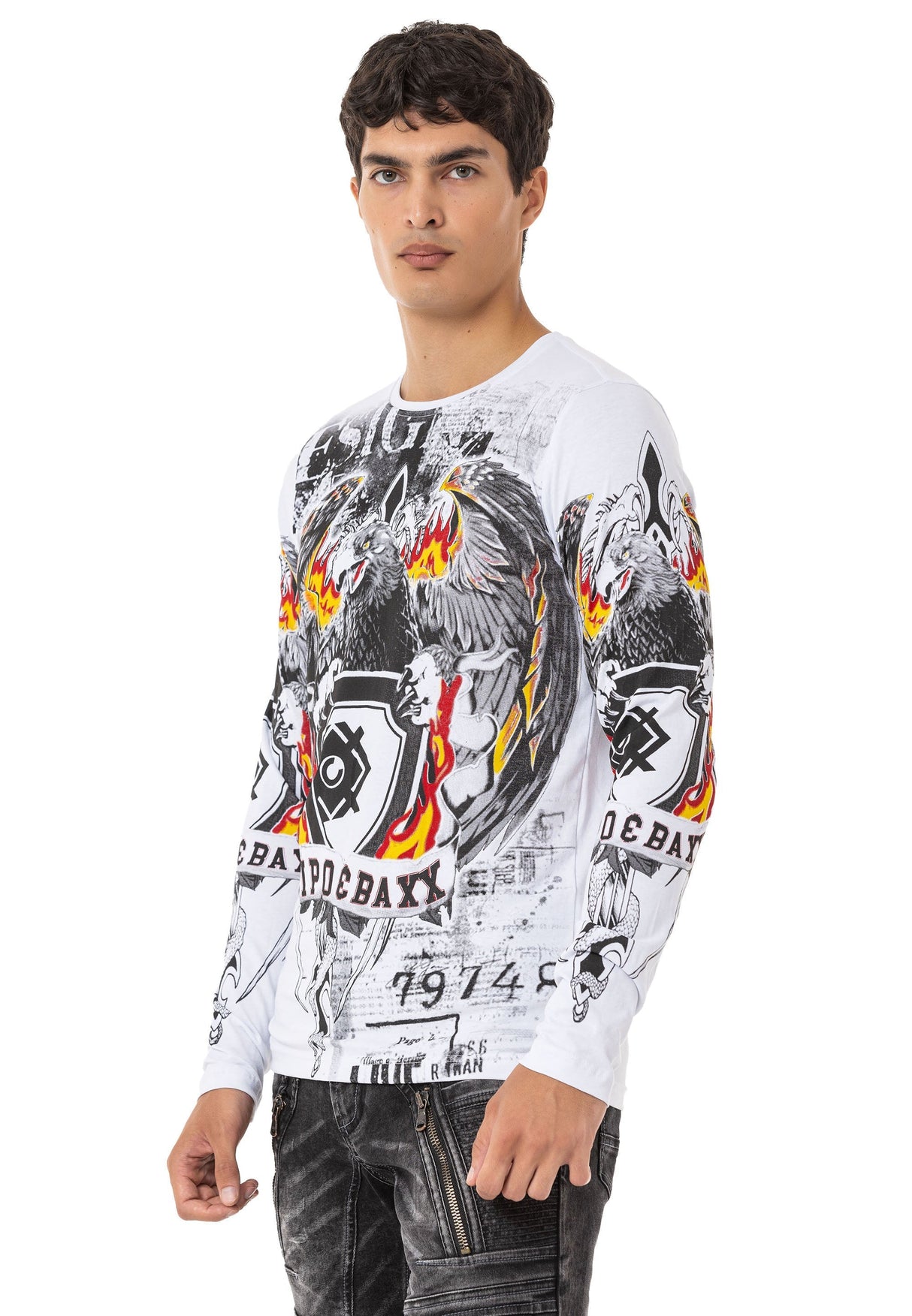 CL553 bluza męska z kapturem