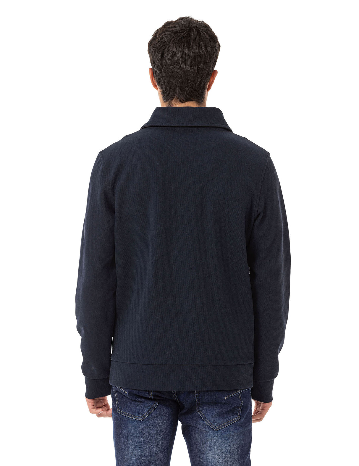 CL555 bluza męska z kołnierzem