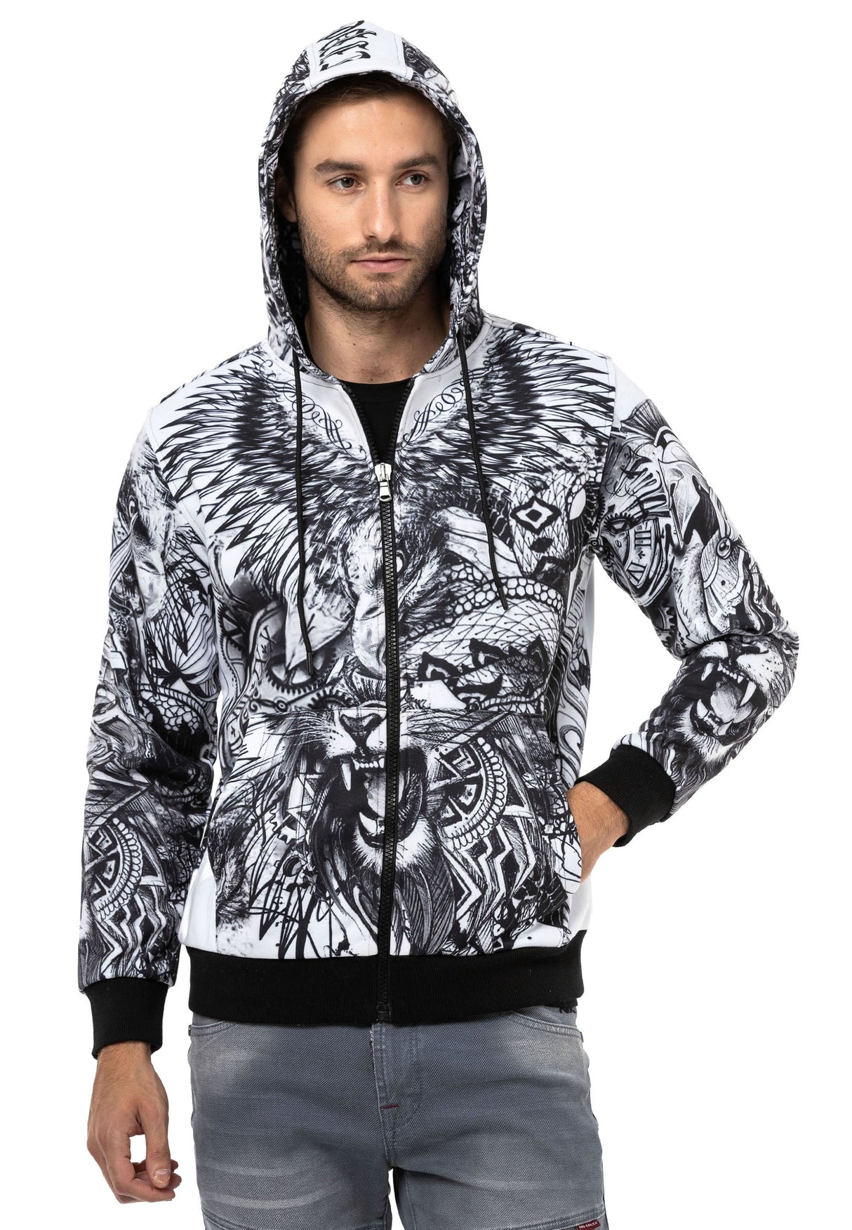 CL559 bluza męska z kapturem