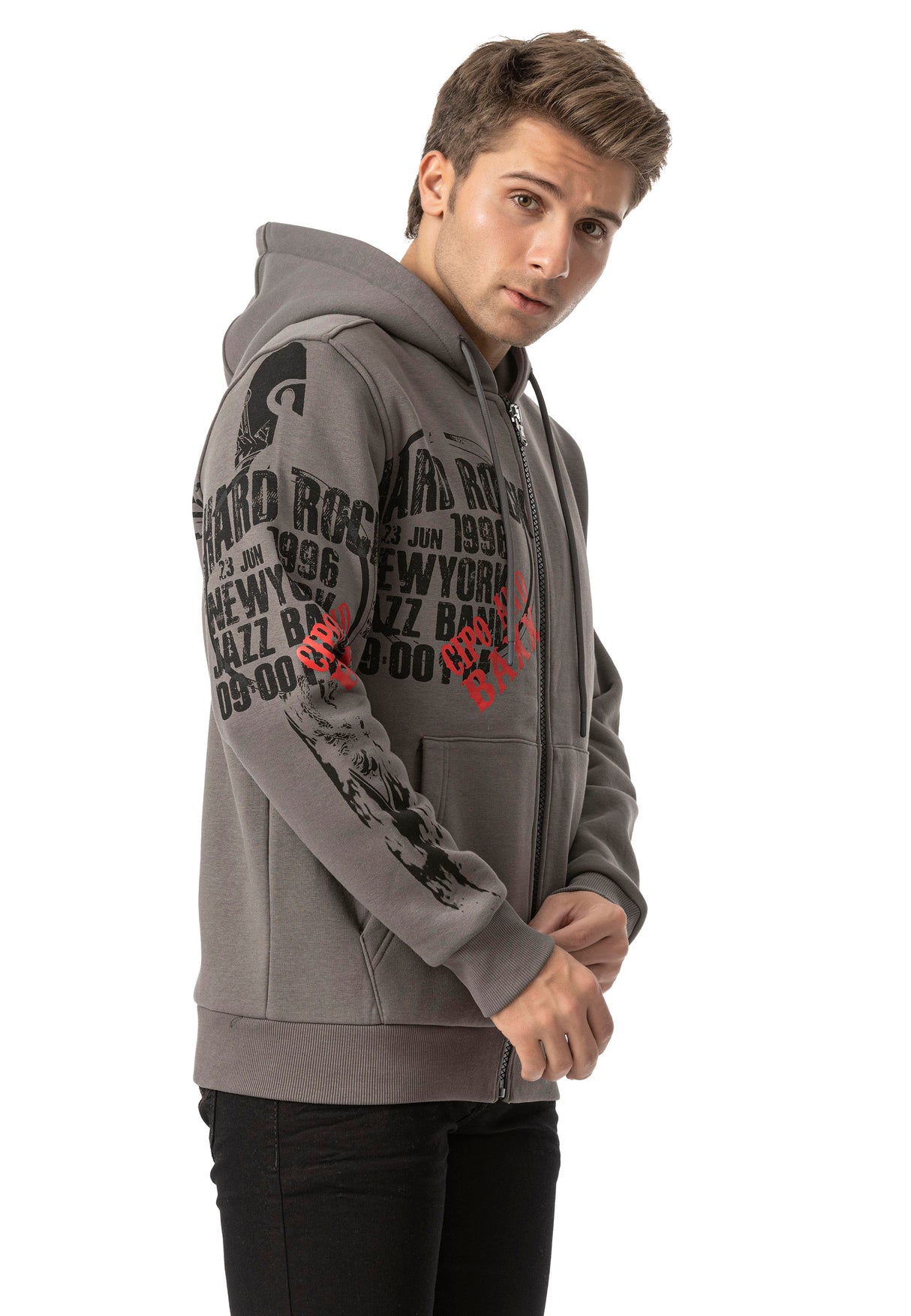 CL571 Felpa con Cappuccio per Uomo