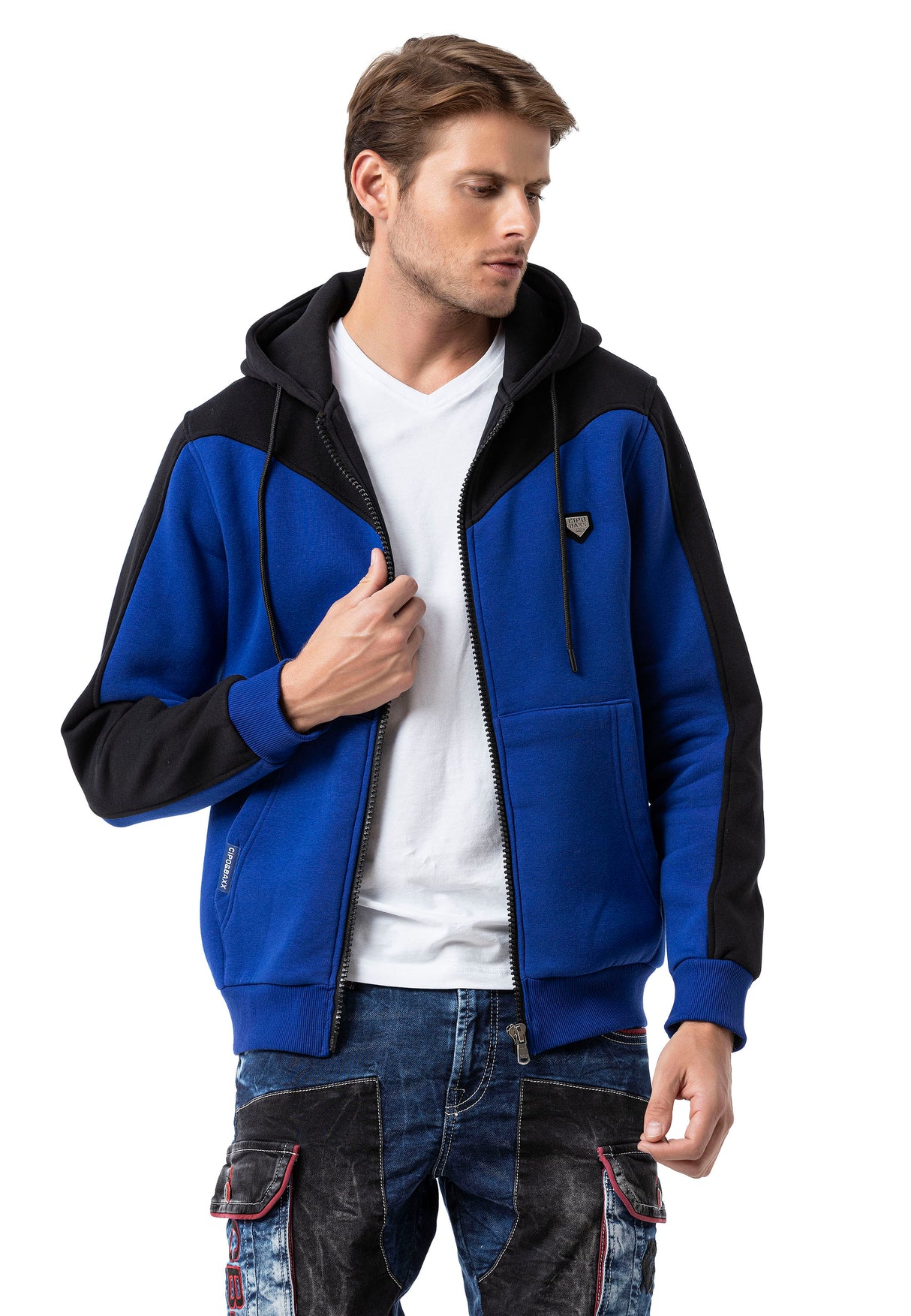 CL580 bluza męska z kapturem