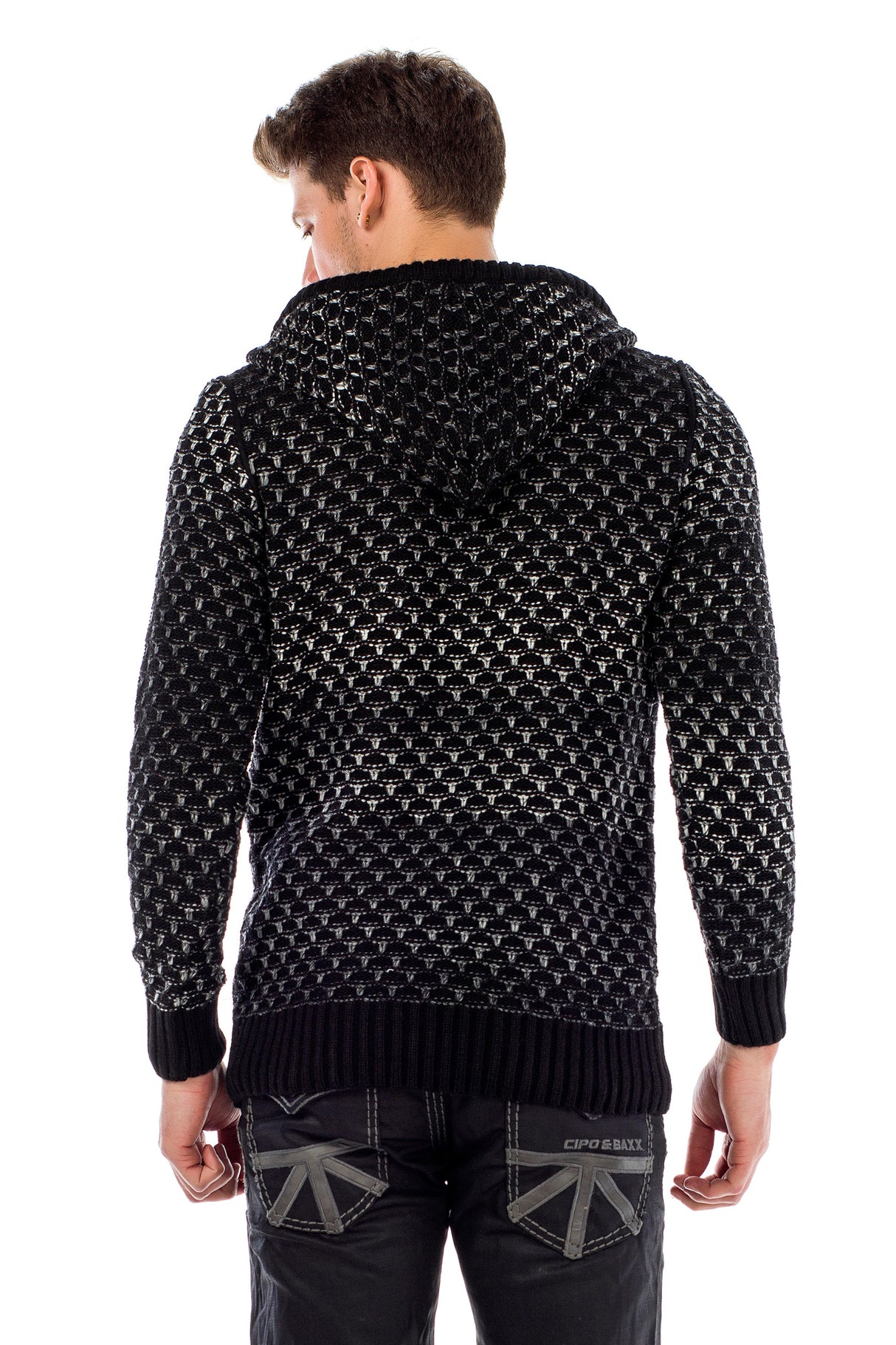 MĘSKI BLUZA Z KAPTUREM CP183