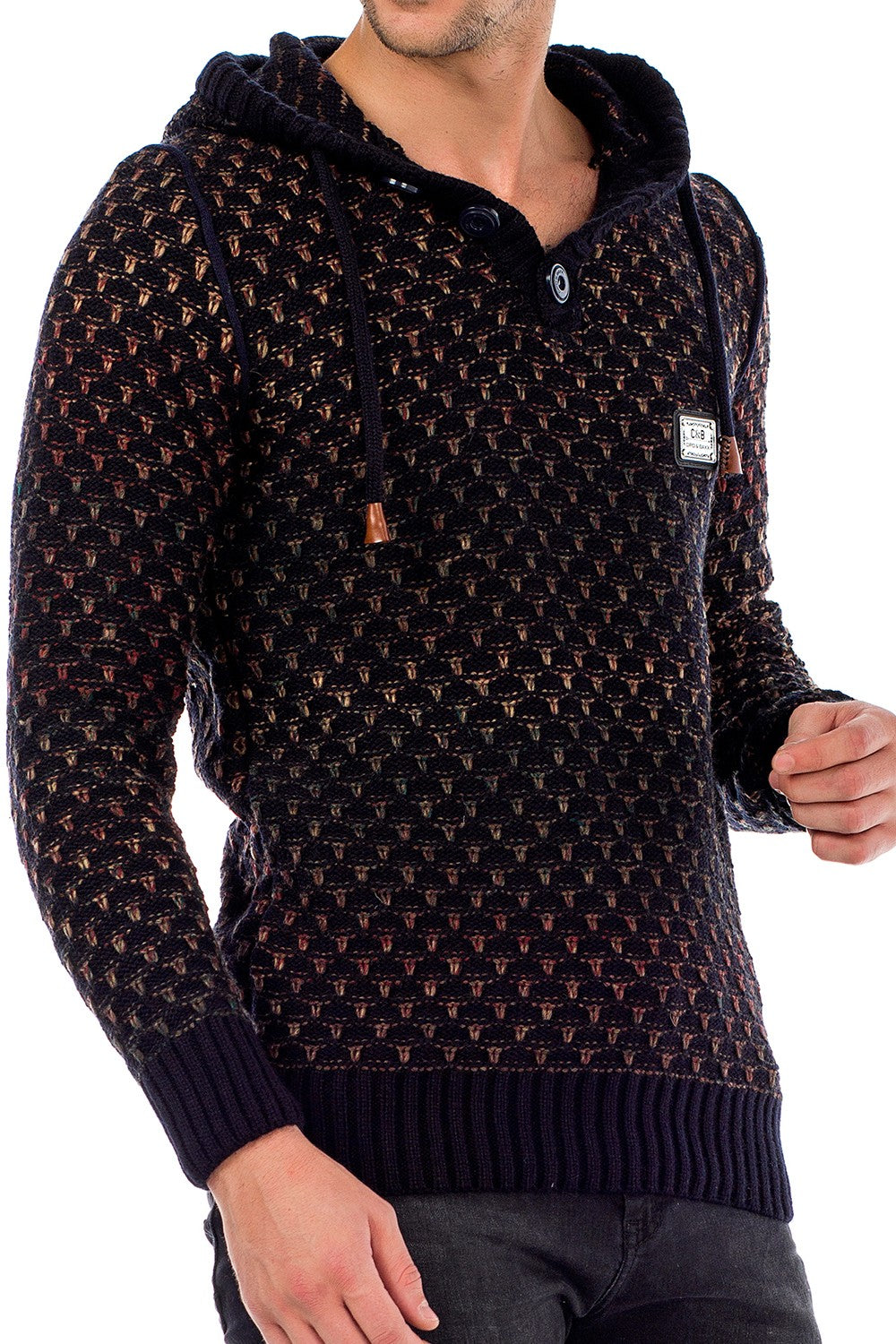 MĘSKI BLUZA Z KAPTUREM CP183