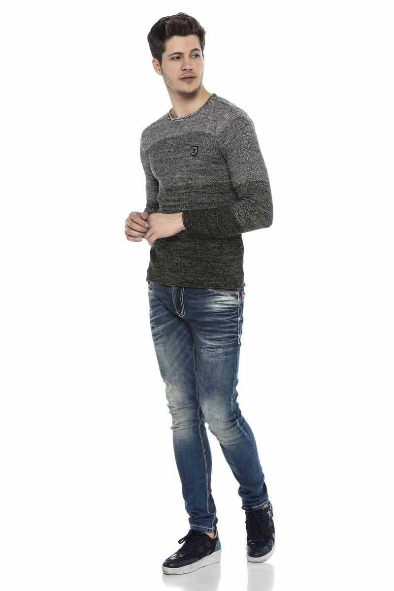 CP205 sweter męski klasyczny