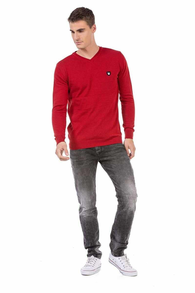 CP242 Pull pour hommes noirs