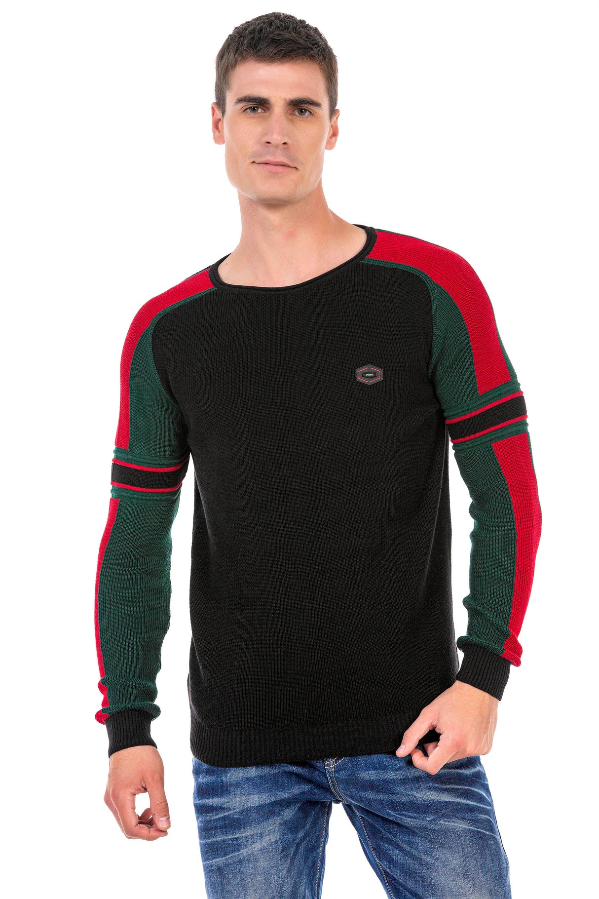 CP249 sweter męski w klasycznym stylu