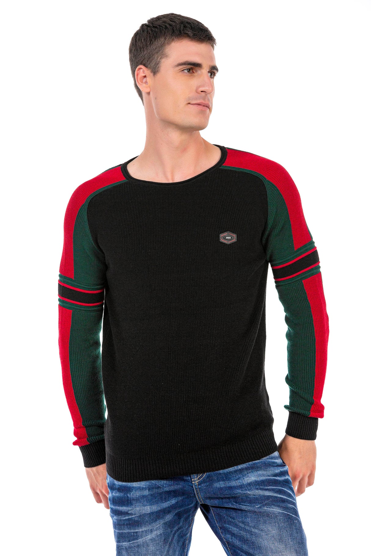 CP249 sweter męski w klasycznym stylu