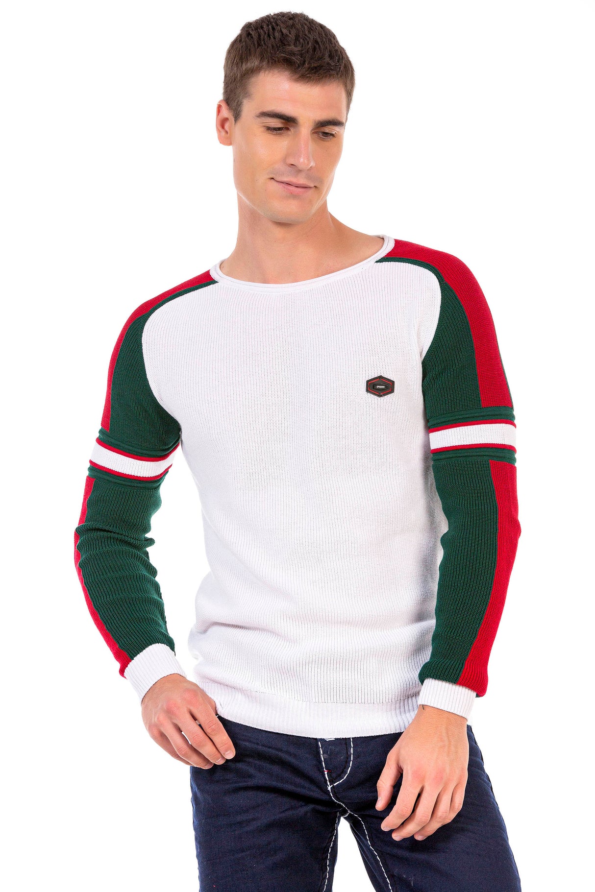 CP249 sweter męski w klasycznym stylu