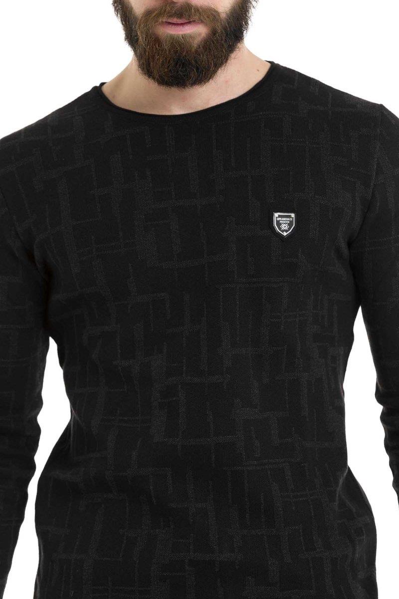 CP277 sweter męski klasyczny